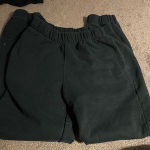 black XS hollister sweats